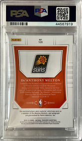 2018 National Treasures De'anthony Melton RC Auto Patch Gold /10 PSA 10 POP1